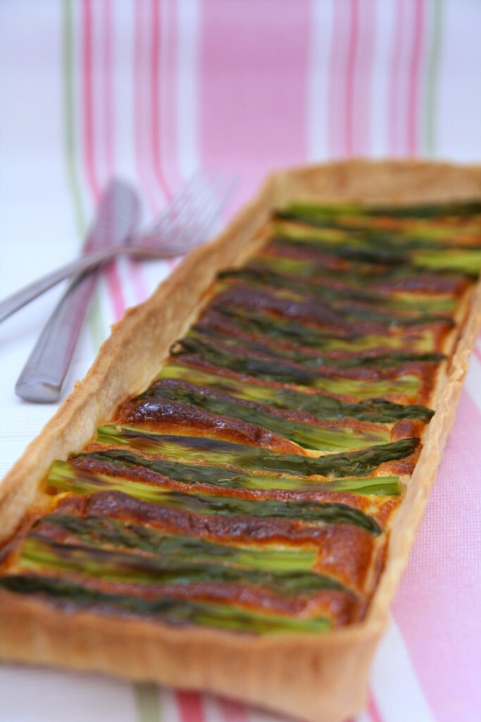 Quiche aux asperges vertes