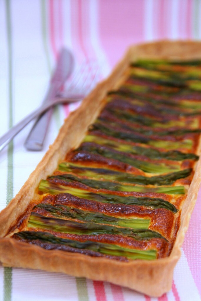 Quiche aux asperges vertes