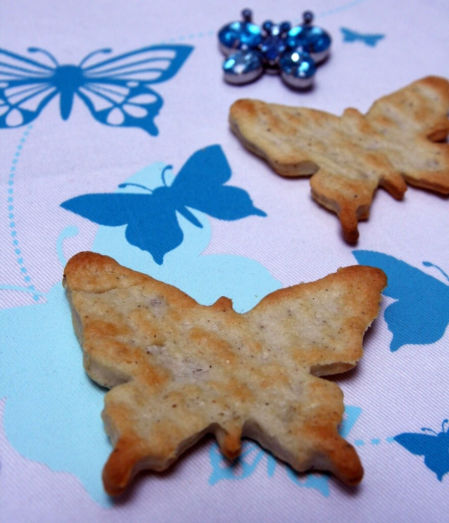 Sablés papillons au roquefort