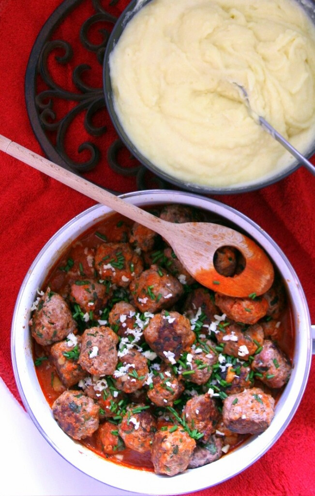 Cheddar meatballs