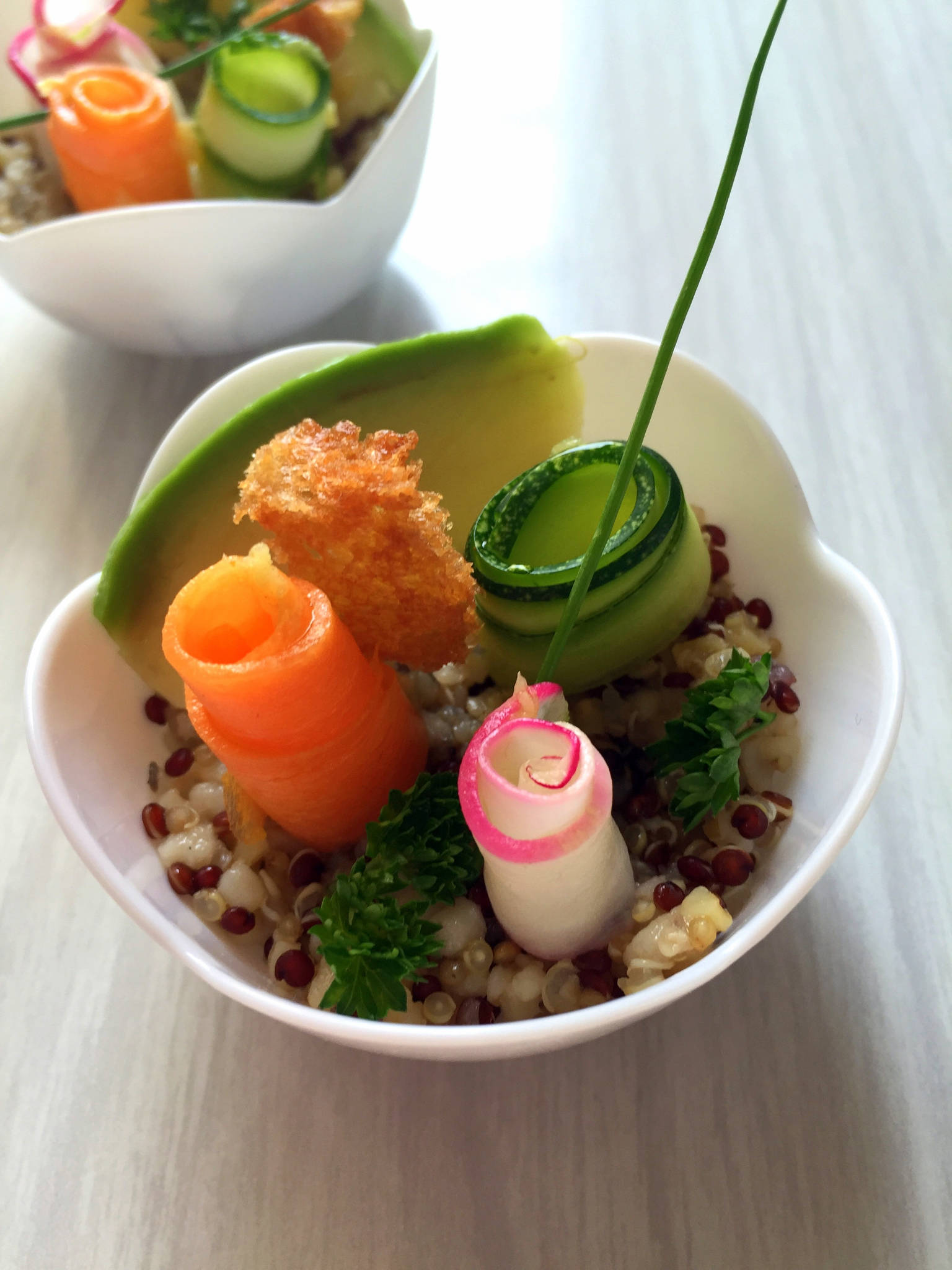 Petit jardin de quinoa