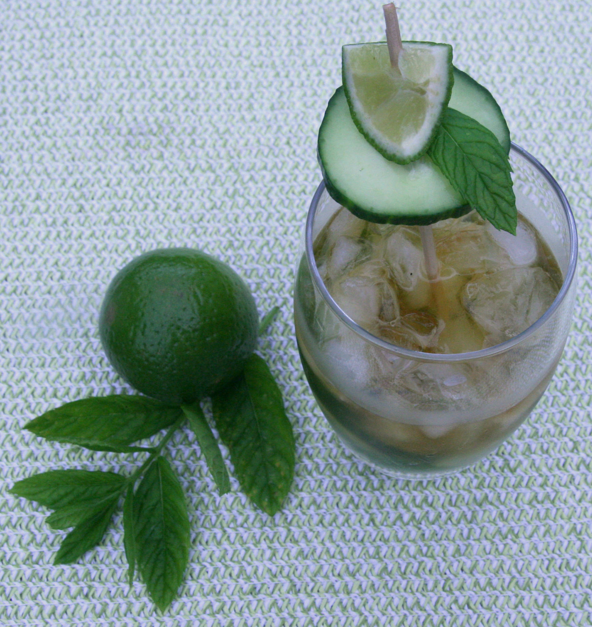 Mojito concombre au Calvados