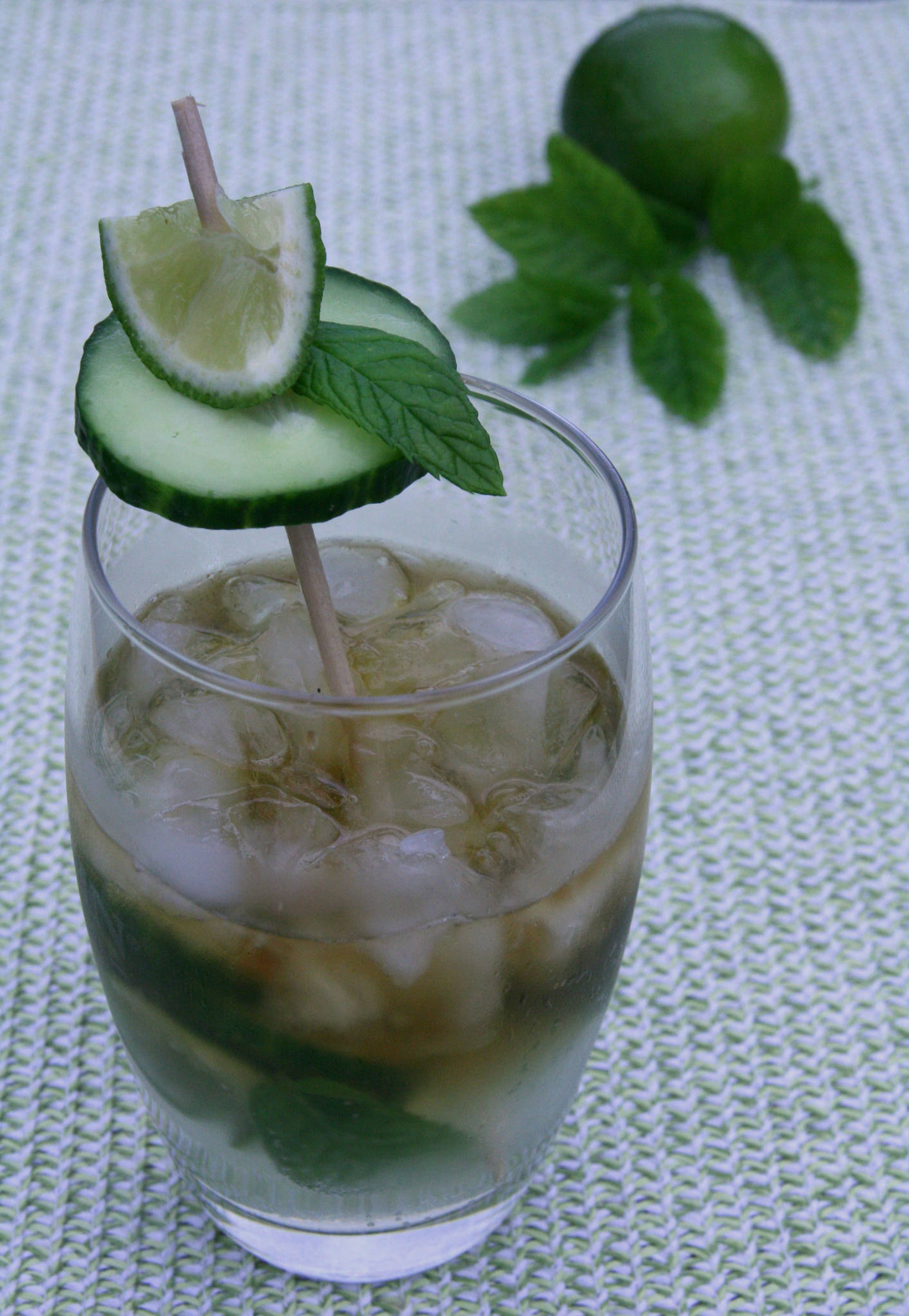 Mojito concombre au Calvados