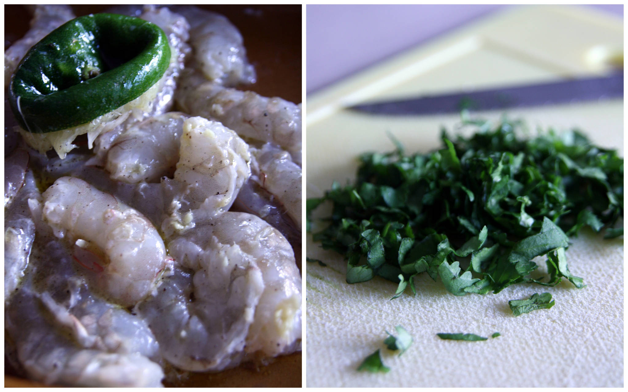 Gambas gingembre et citron vert, cuisson à la plancha