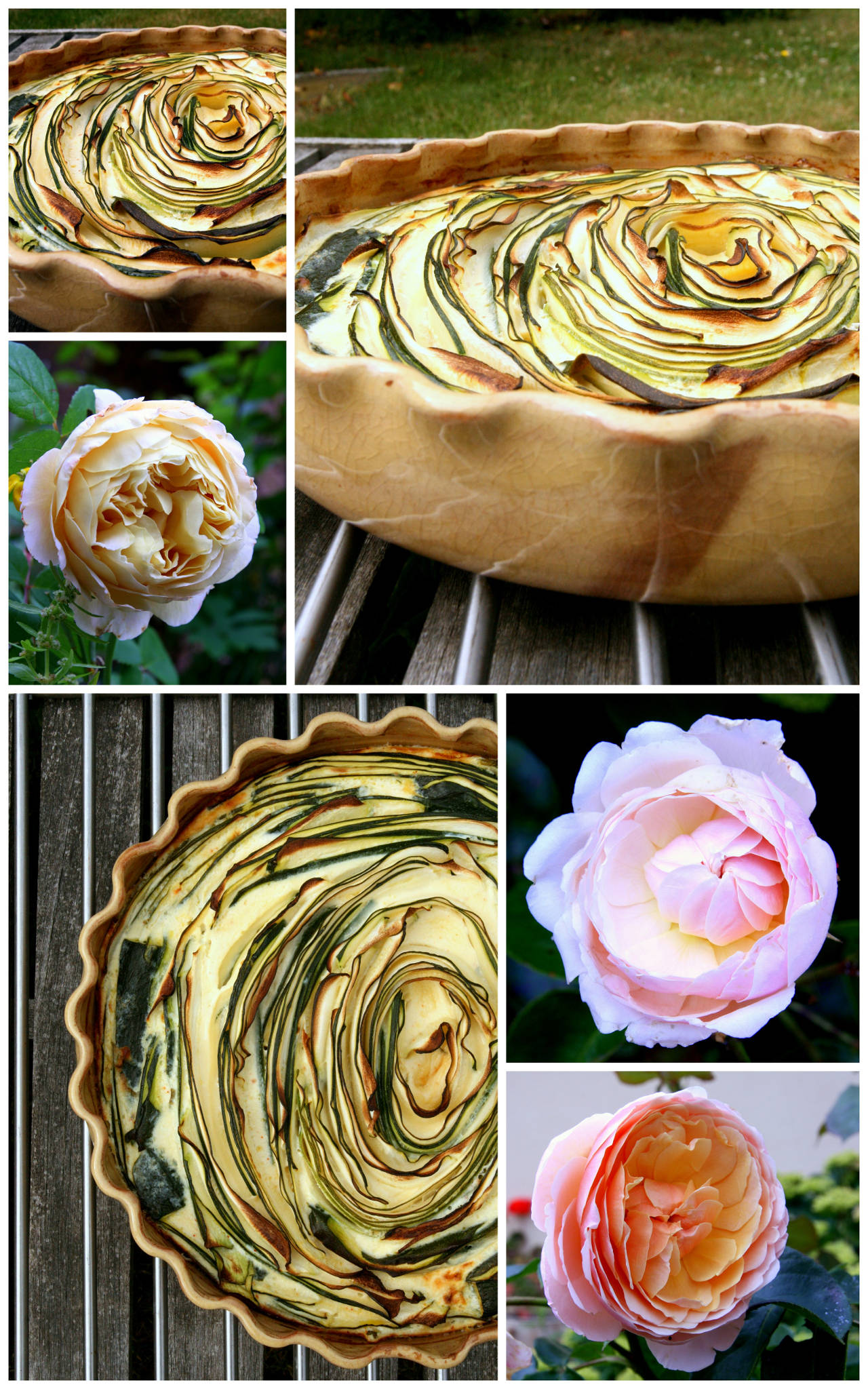 Tartatou spirale de courgettes au brocciu