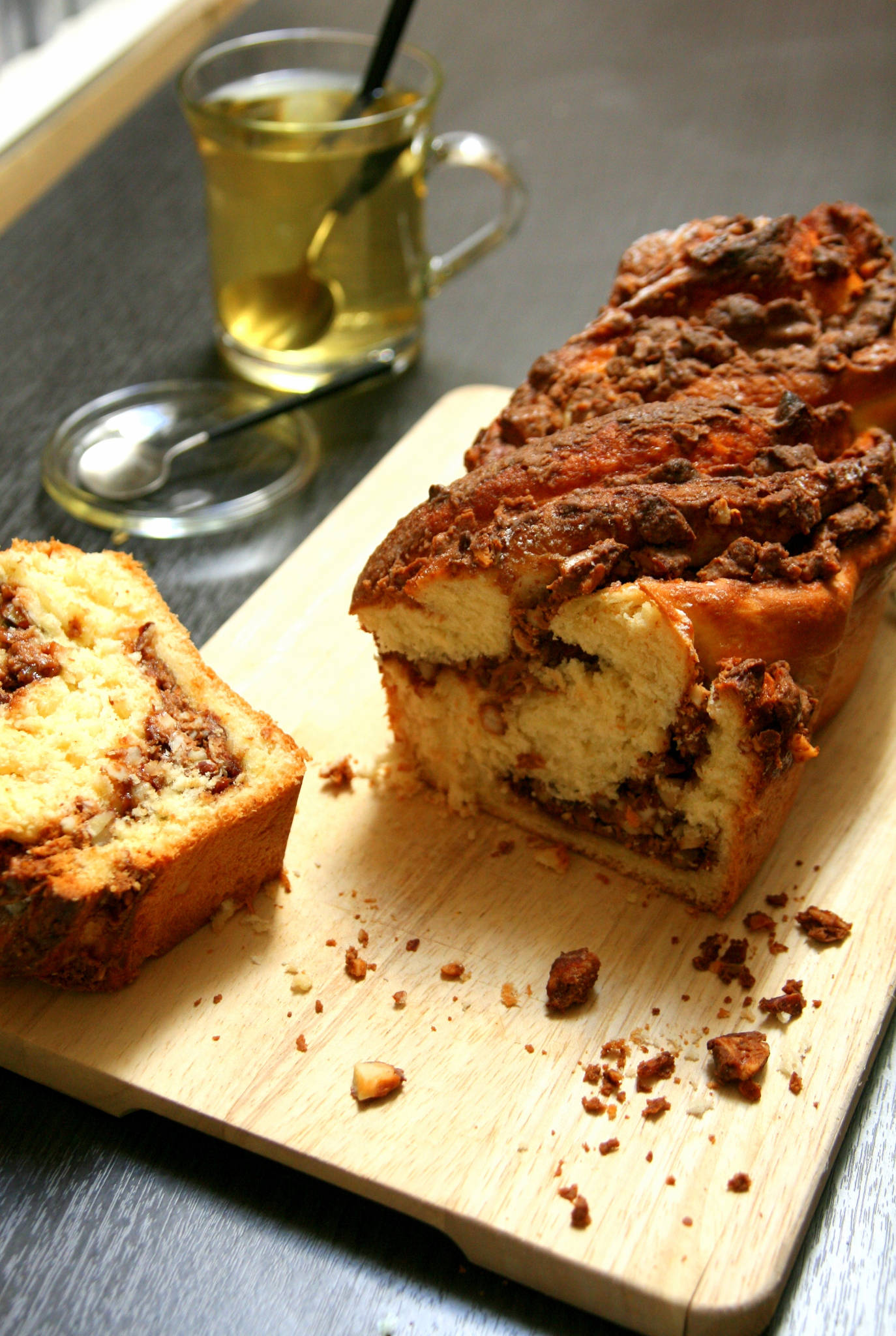 Brioche praliné-amandes