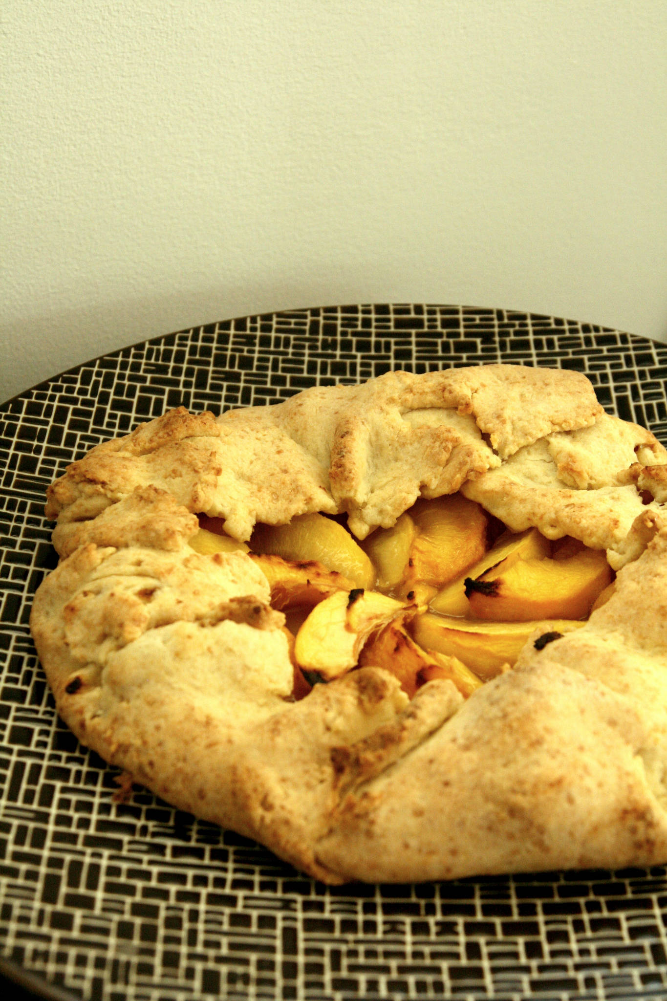 Tarte rustique aux pêches