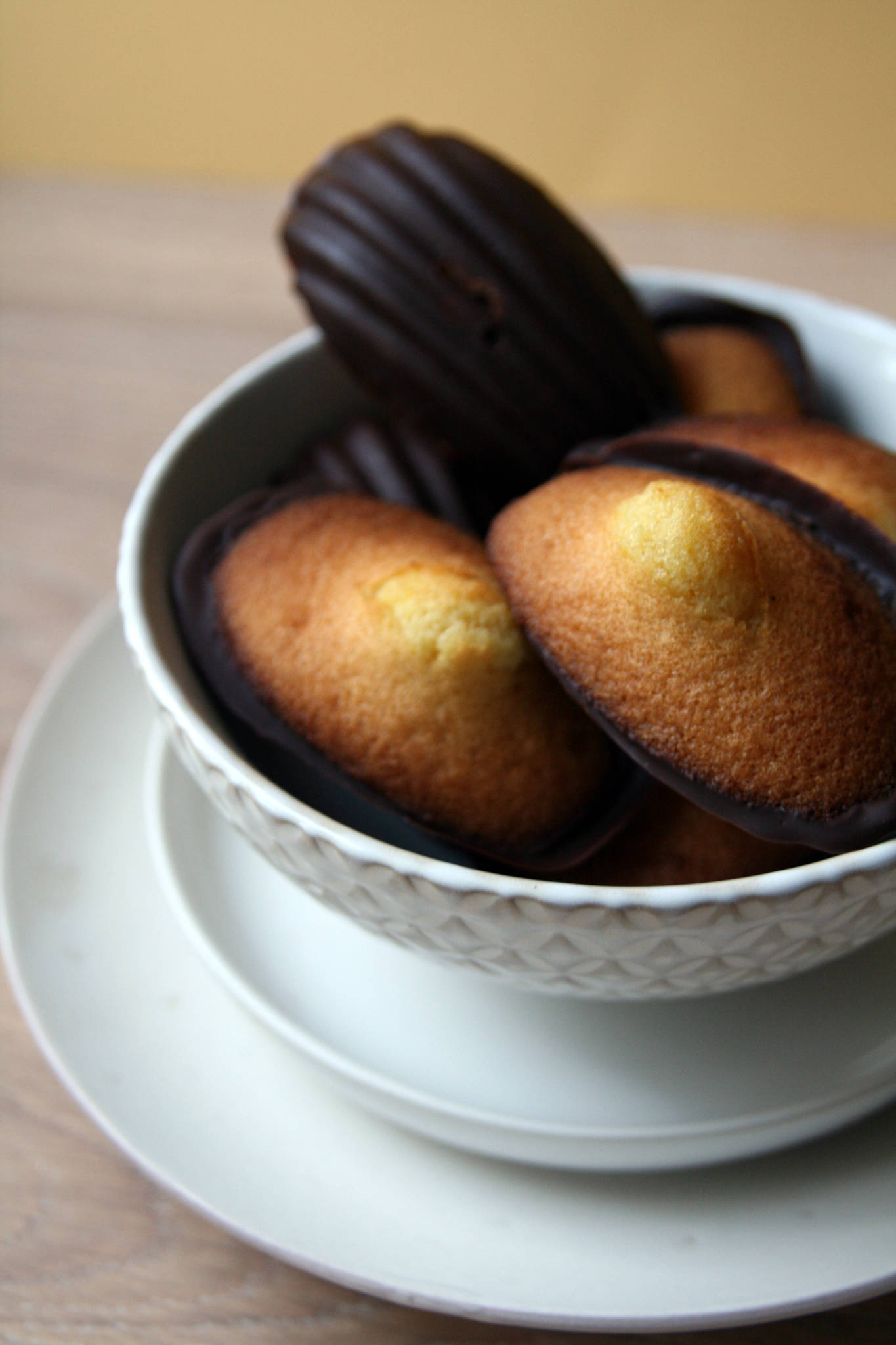 Madeleines au chocolat