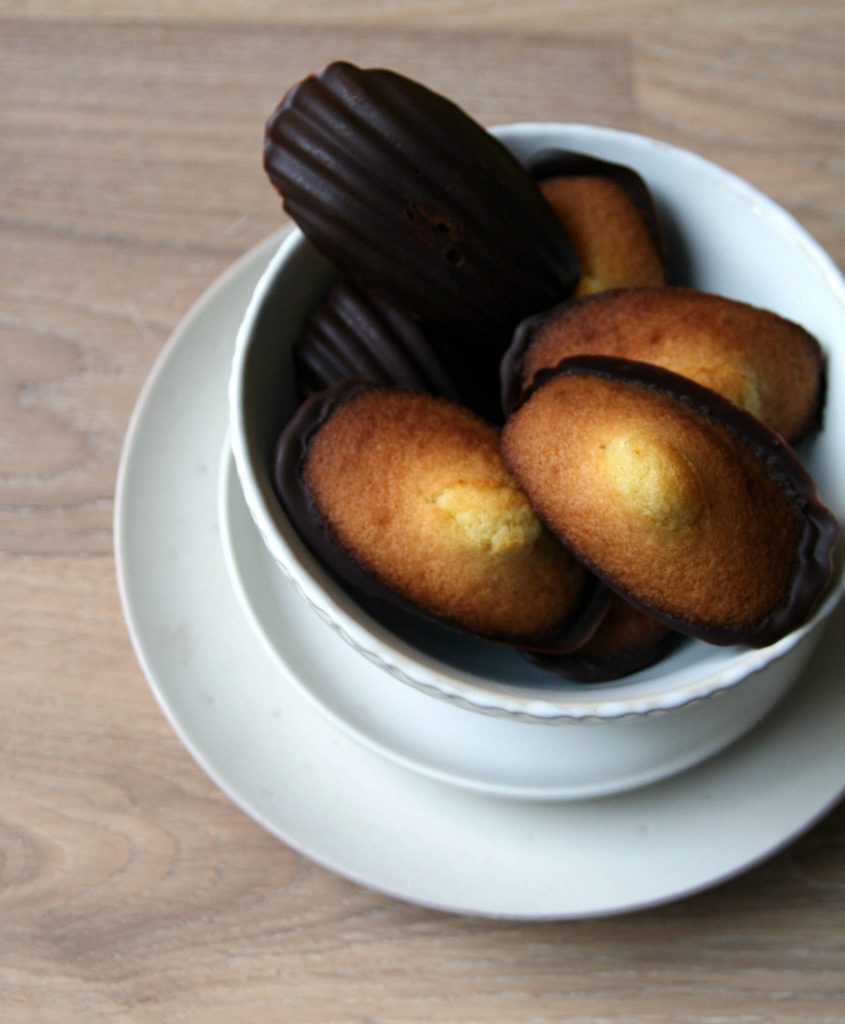 Madeleines au chocolat