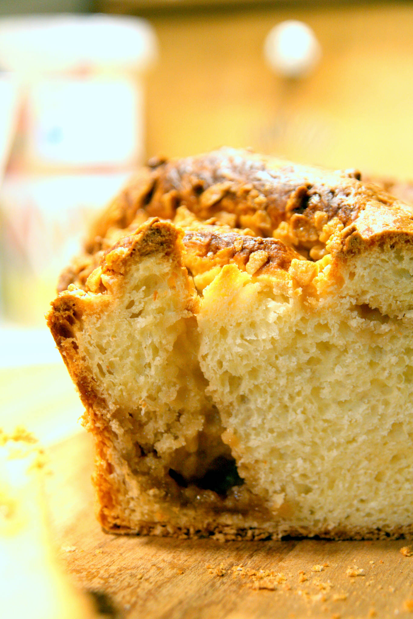 Brioche aux pépites de sucre d'érable