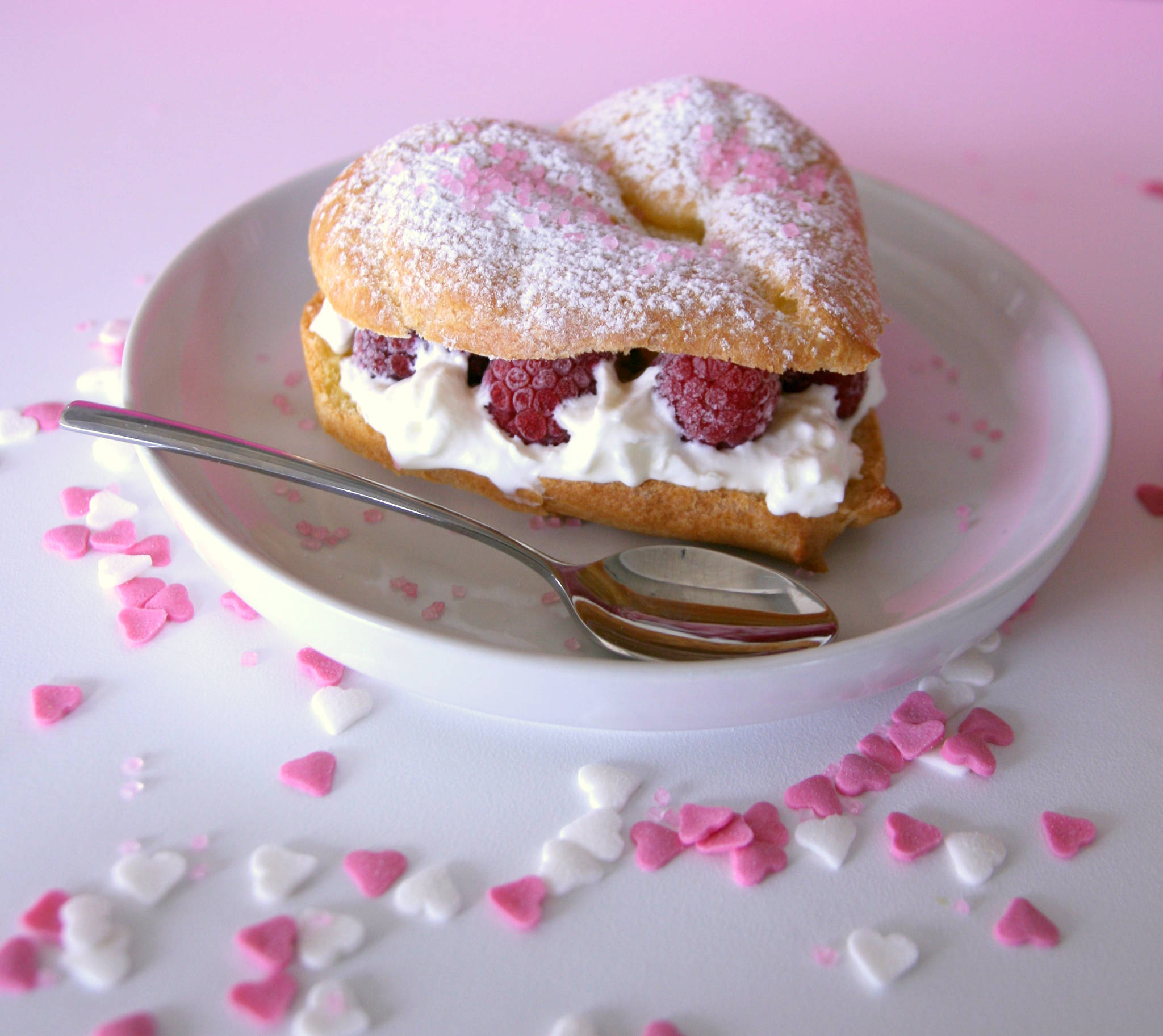 Chou des amoureux chantilly framboise