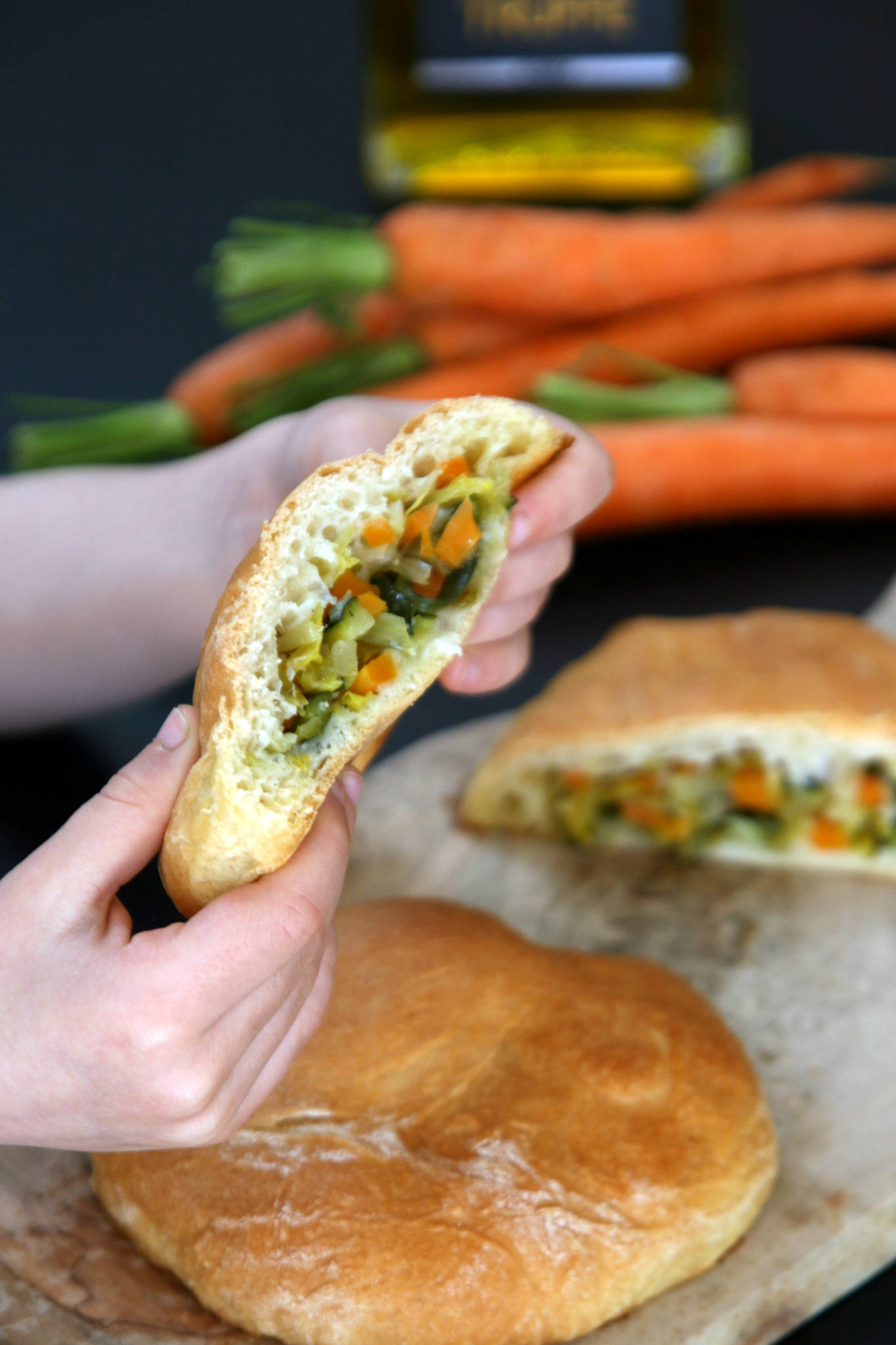 Buns végétariens à la truffe