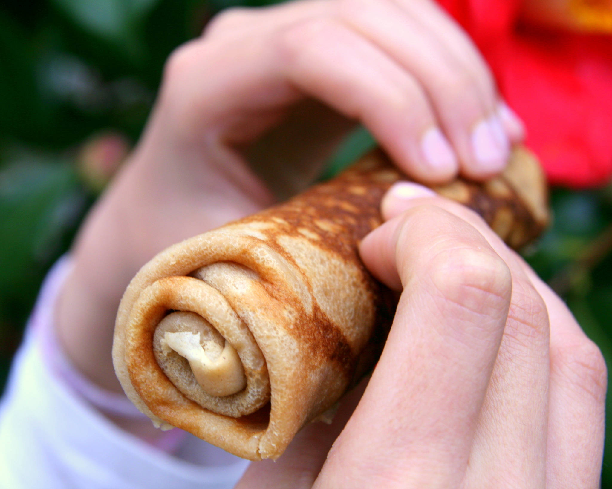 Crêpes ultra-légères à la farine de châtaignes