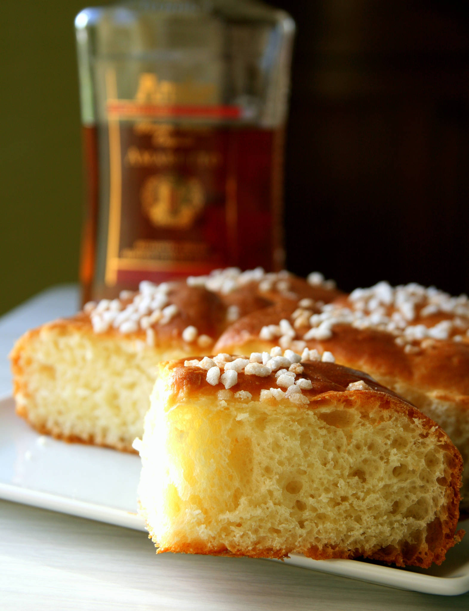 Brioche légère à l'amaretto