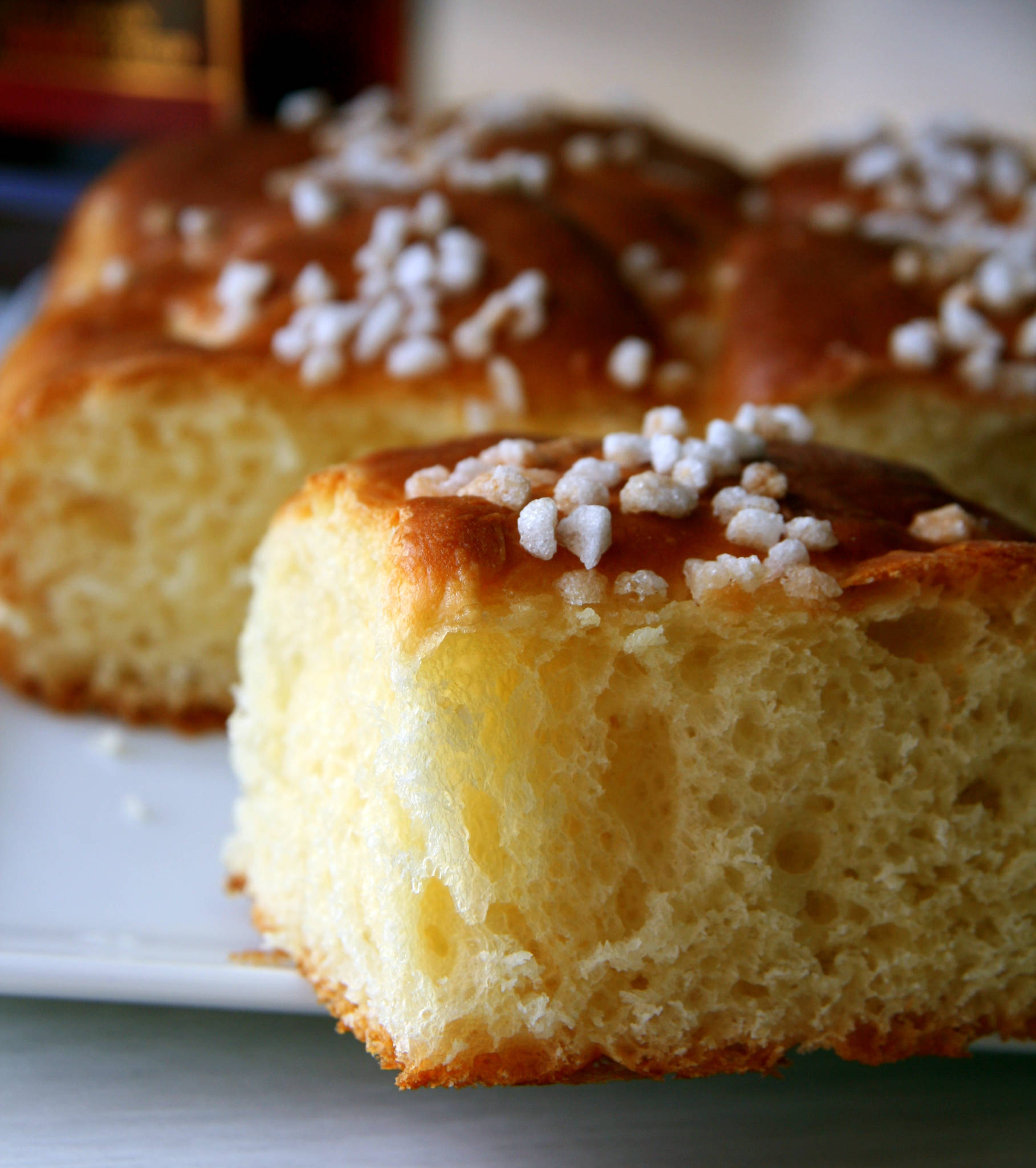 Brioche légère à l'amaretto