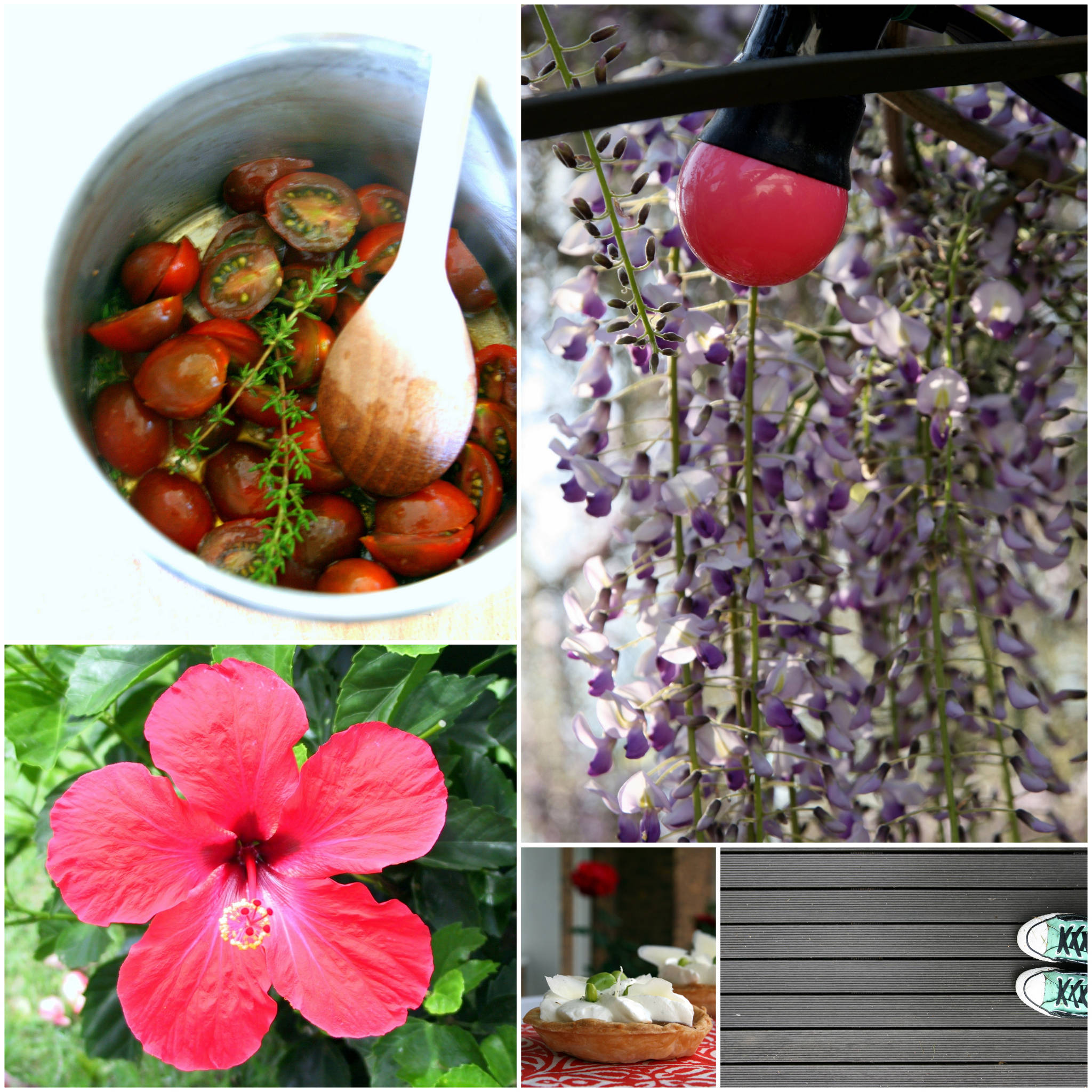 Tartelette brebis aux tomates-cerises confites et fèves