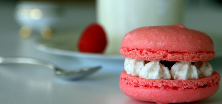 Macaron chantilly & framboise