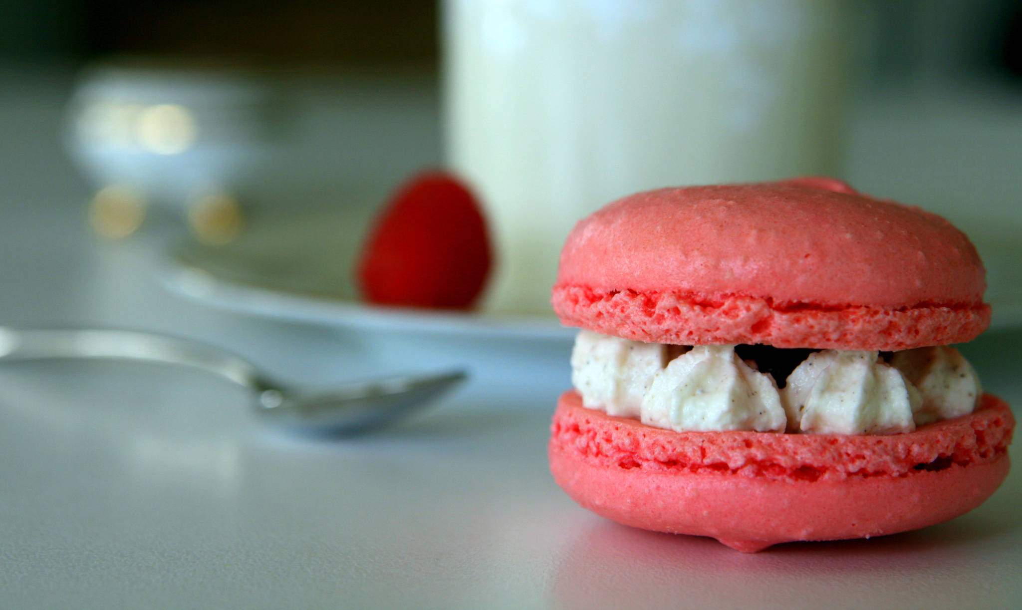 Macaron chantilly & framboise