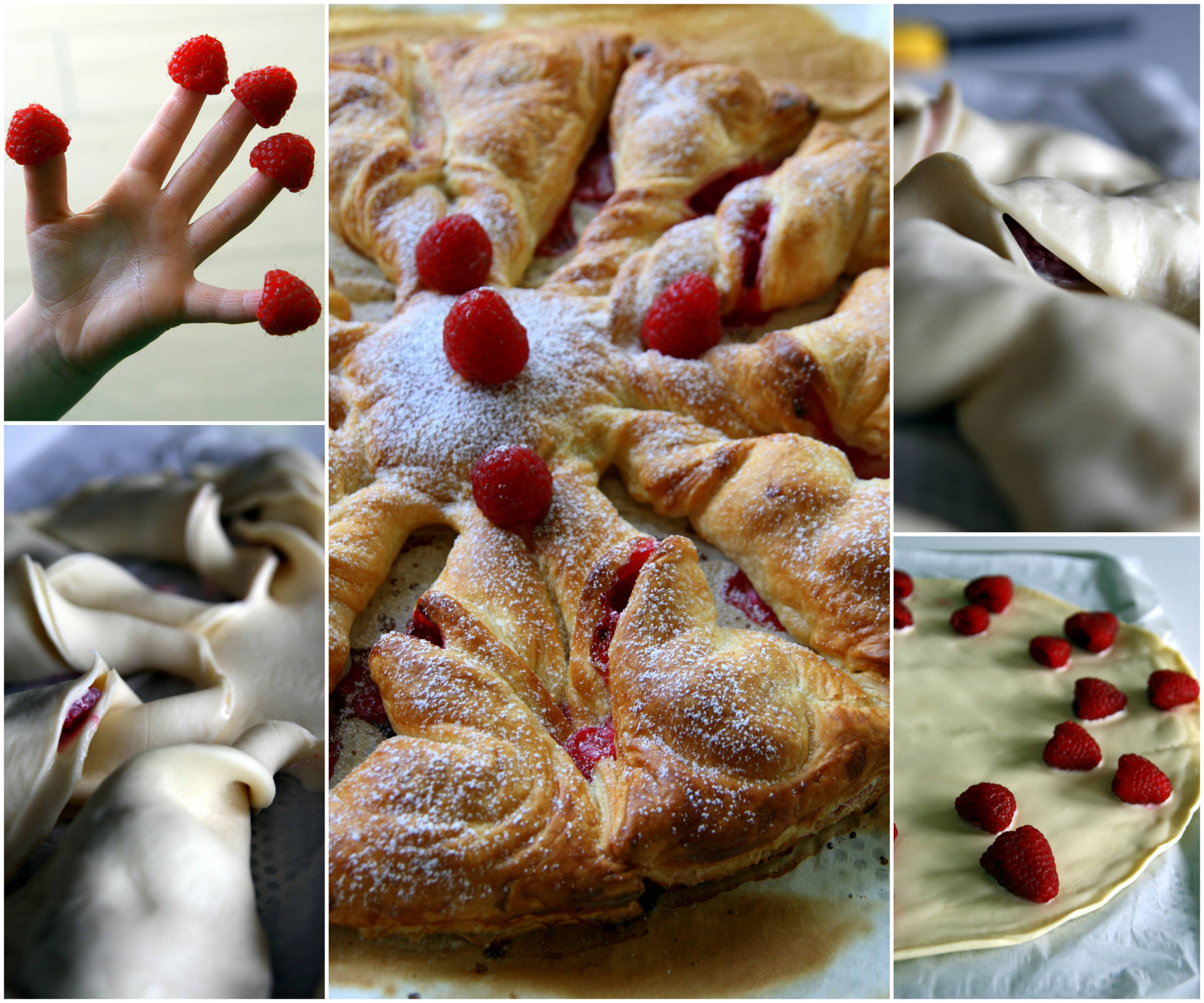 Tarte soleil à la framboise