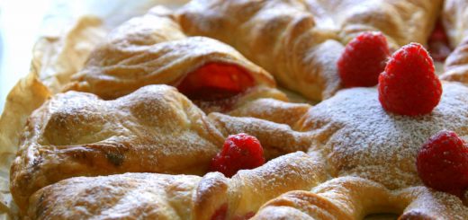 Tarte soleil à la framboise