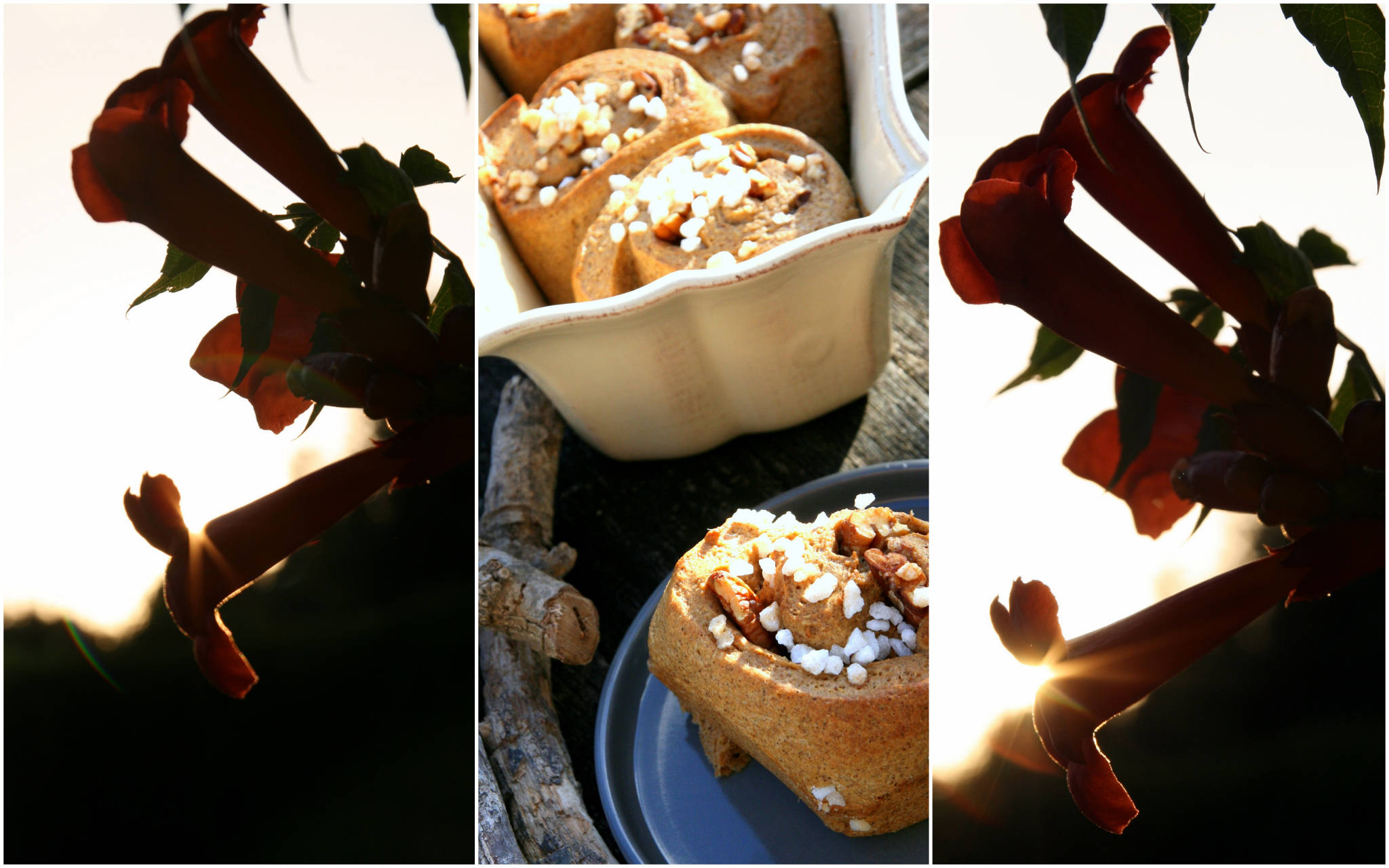 Brioche à la farine de noisettes et aux noix de pécan