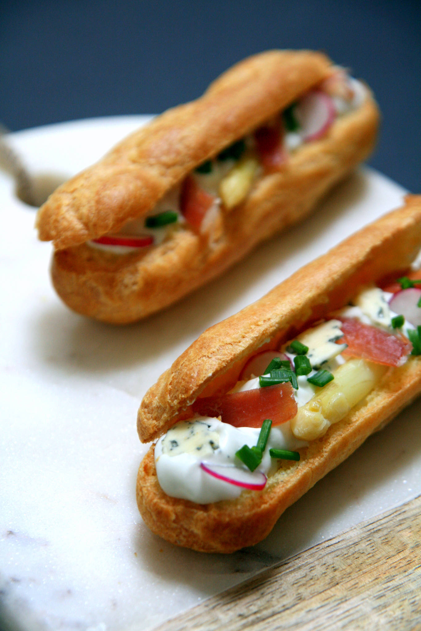 Eclairs apéritifs à la fourme d'Ambert