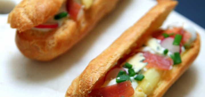 Eclairs apéritifs à la fourme d'Ambert