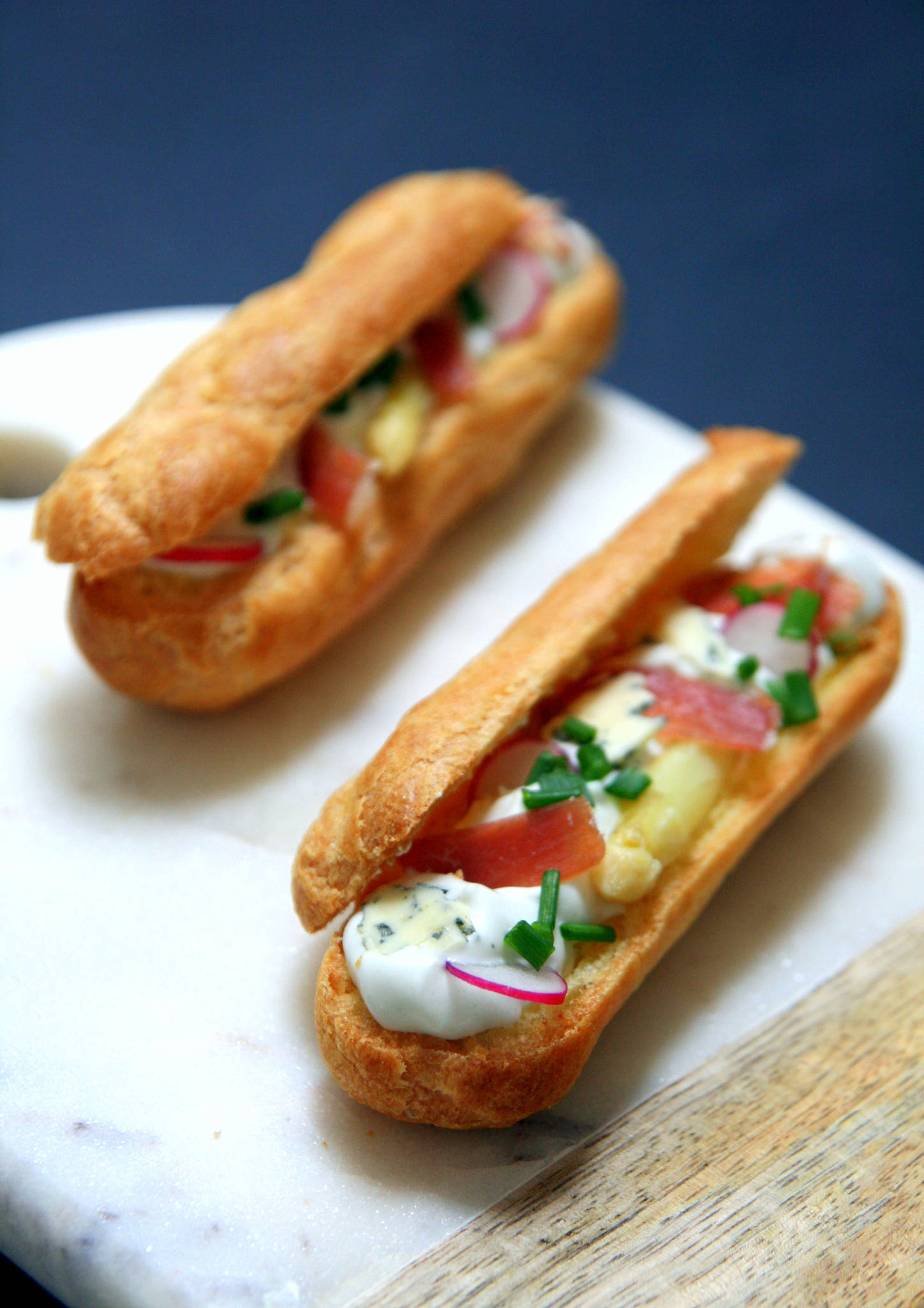 Eclairs apéritifs à la fourme d'Ambert