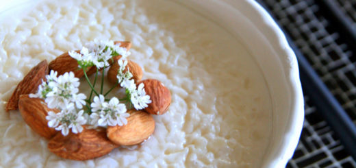 Riz au lait à l'orgeat