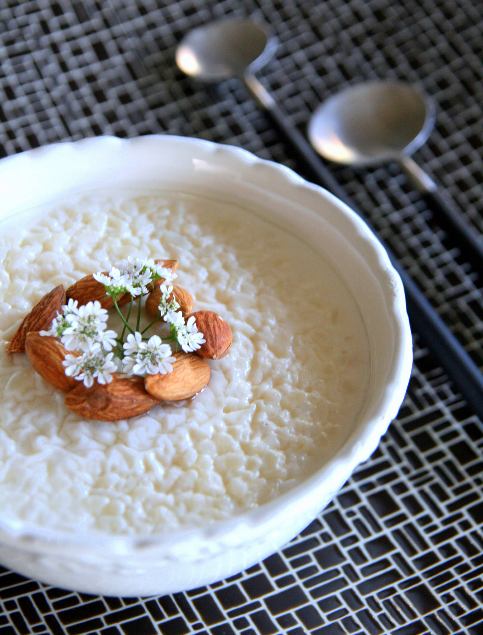 Riz au lait à l'orgeat