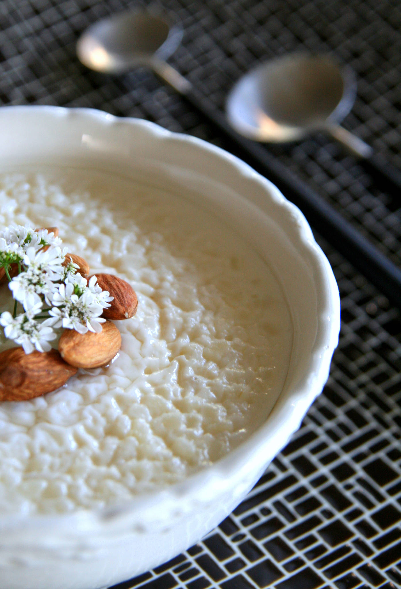 Riz au lait à l'orgeat