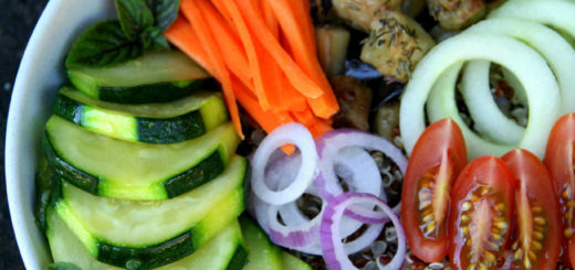 Veggie quinoa bowl