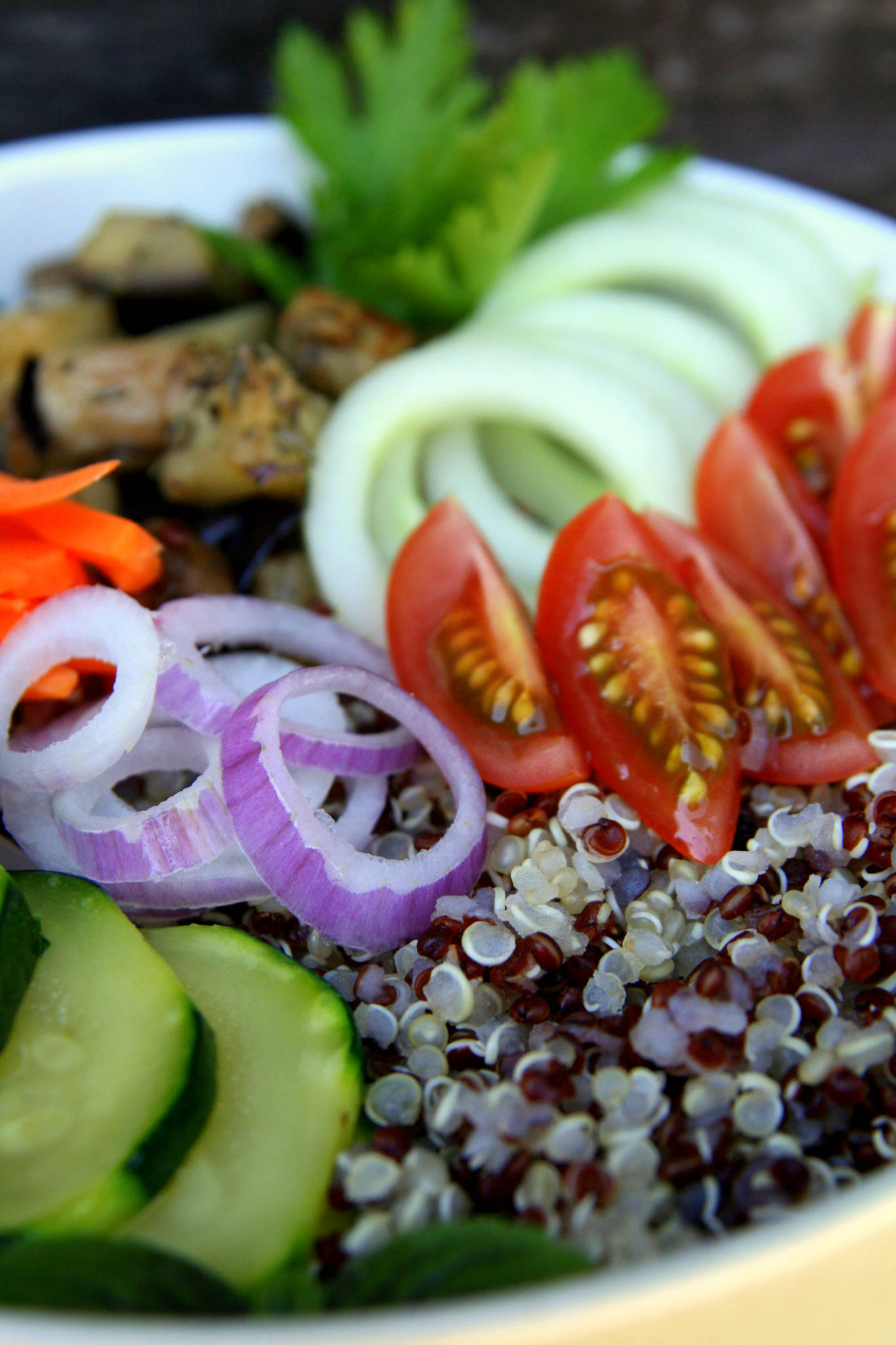 Veggie quinoa bowl