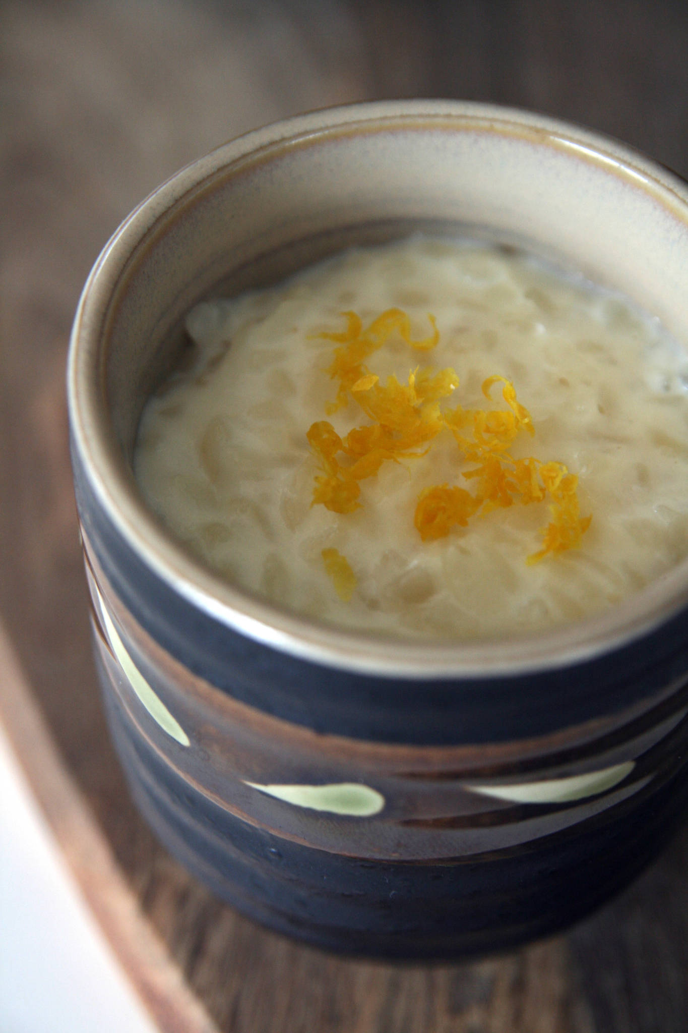 Riz au lait à la fleur d'oranger