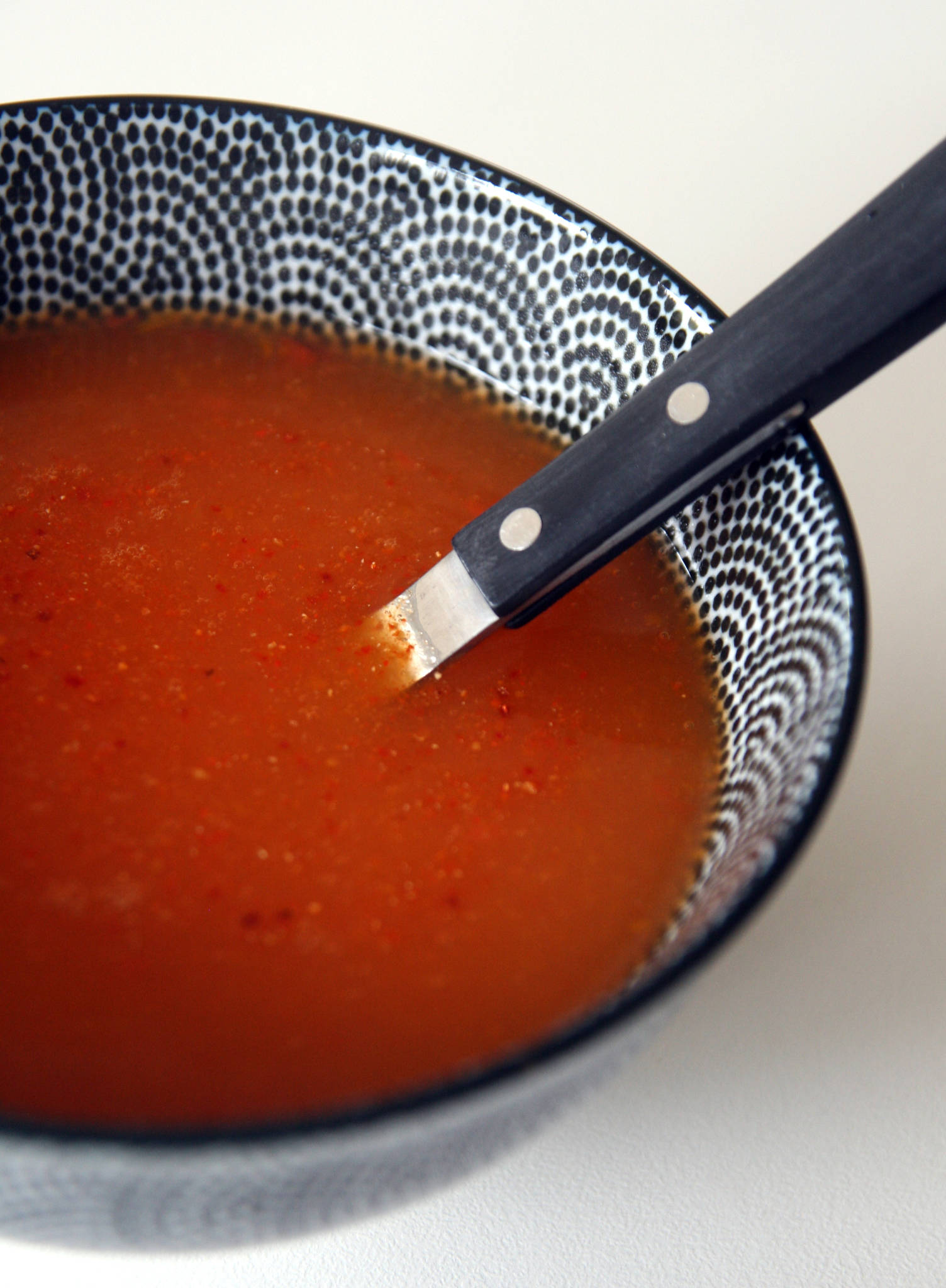 Soupe au poivron rouge