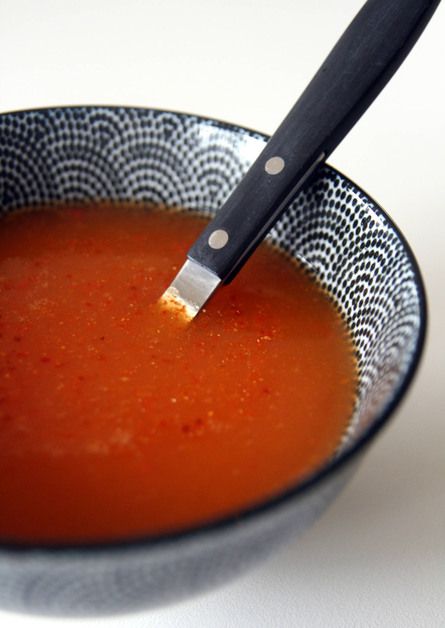 Soupe au poivron rouge