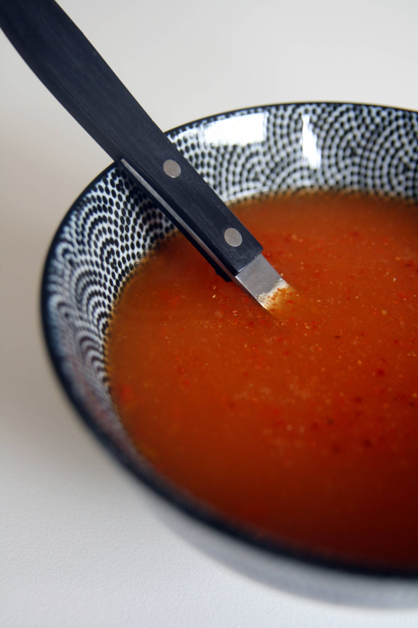 Soupe au poivron rouge