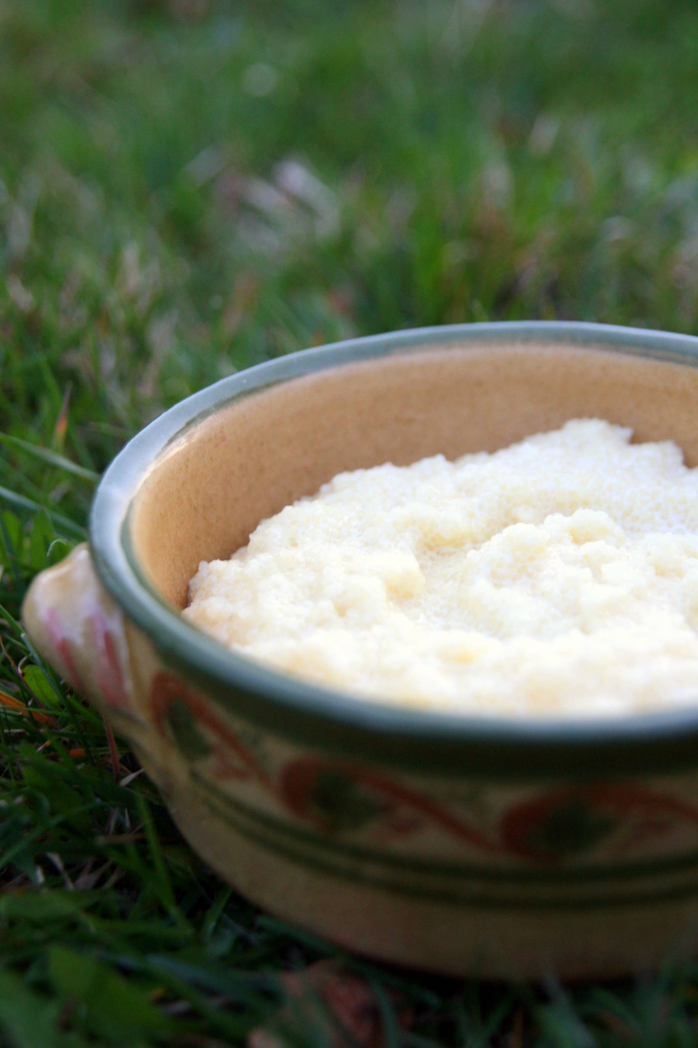 Semoule au lait à la verveine