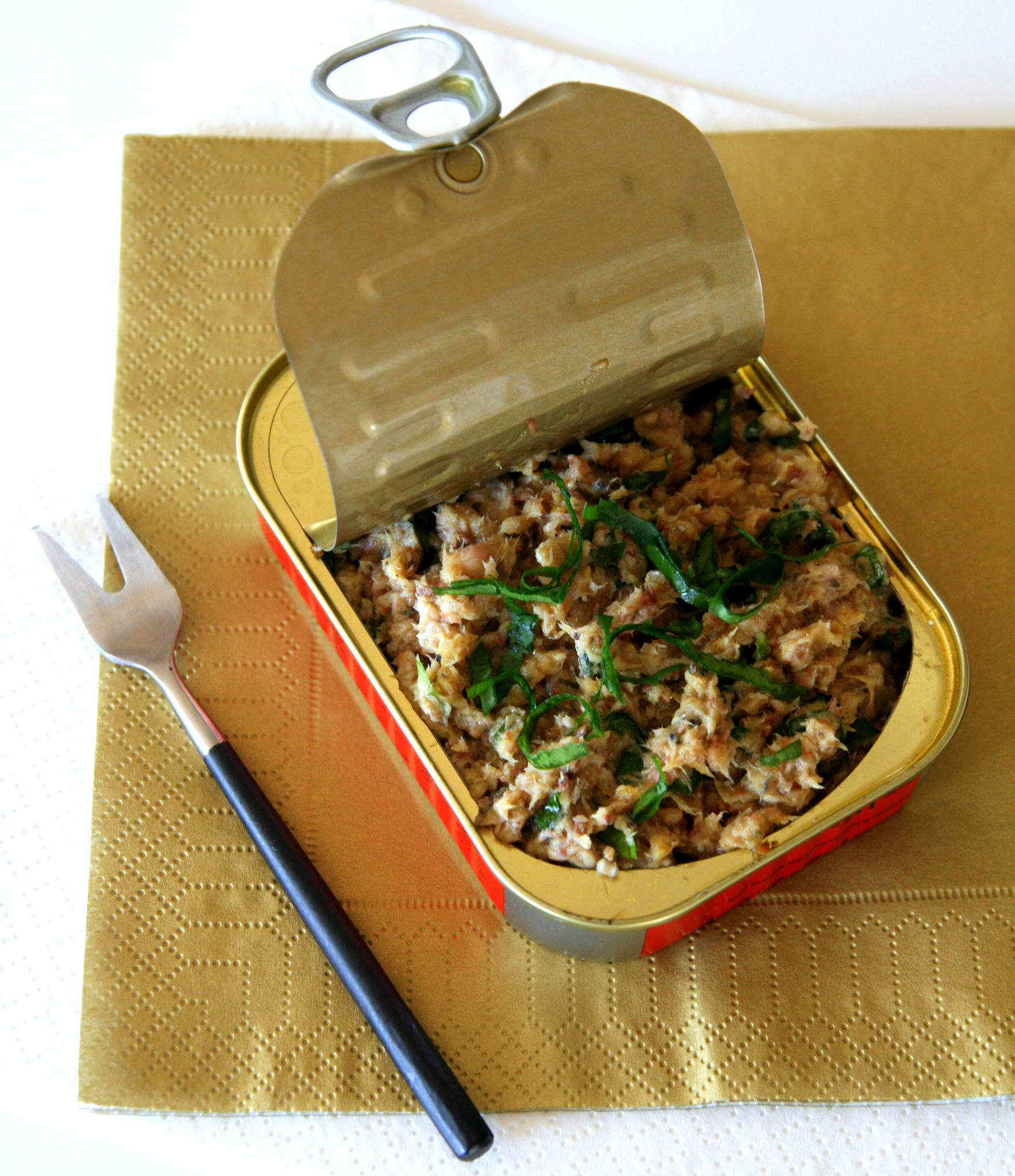 Sardines au curry et à l'ail des ours