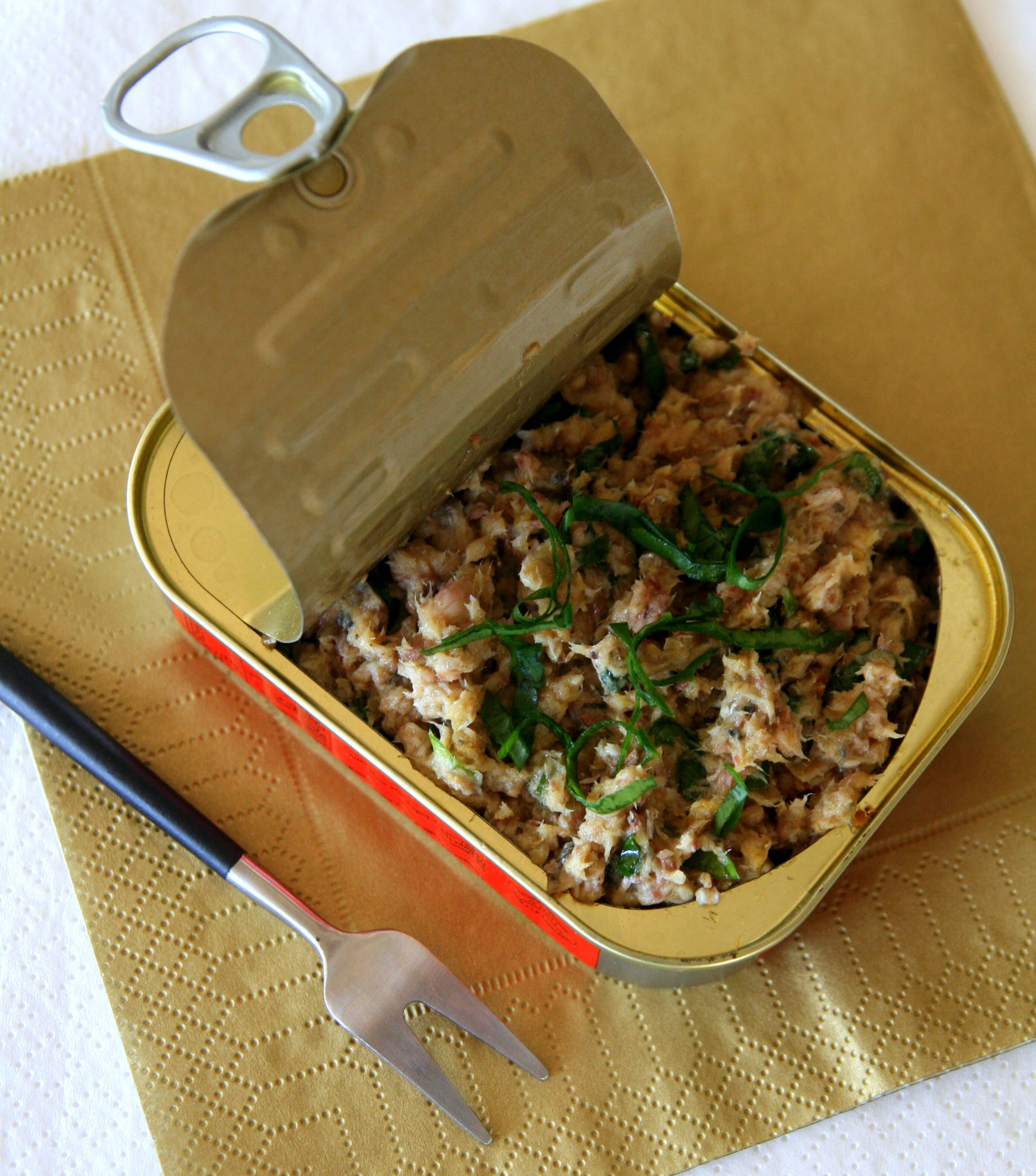 Sardines au curry et à l'ail des ours