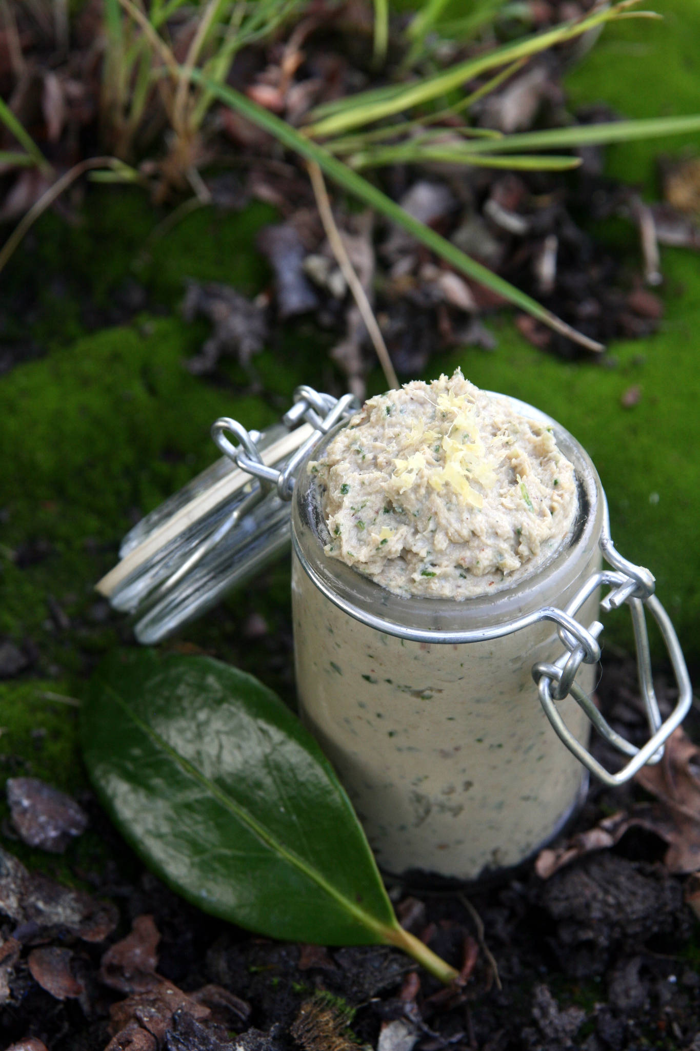 Mousse de maquereau aux noisettes torréfiées, citron & gingembre