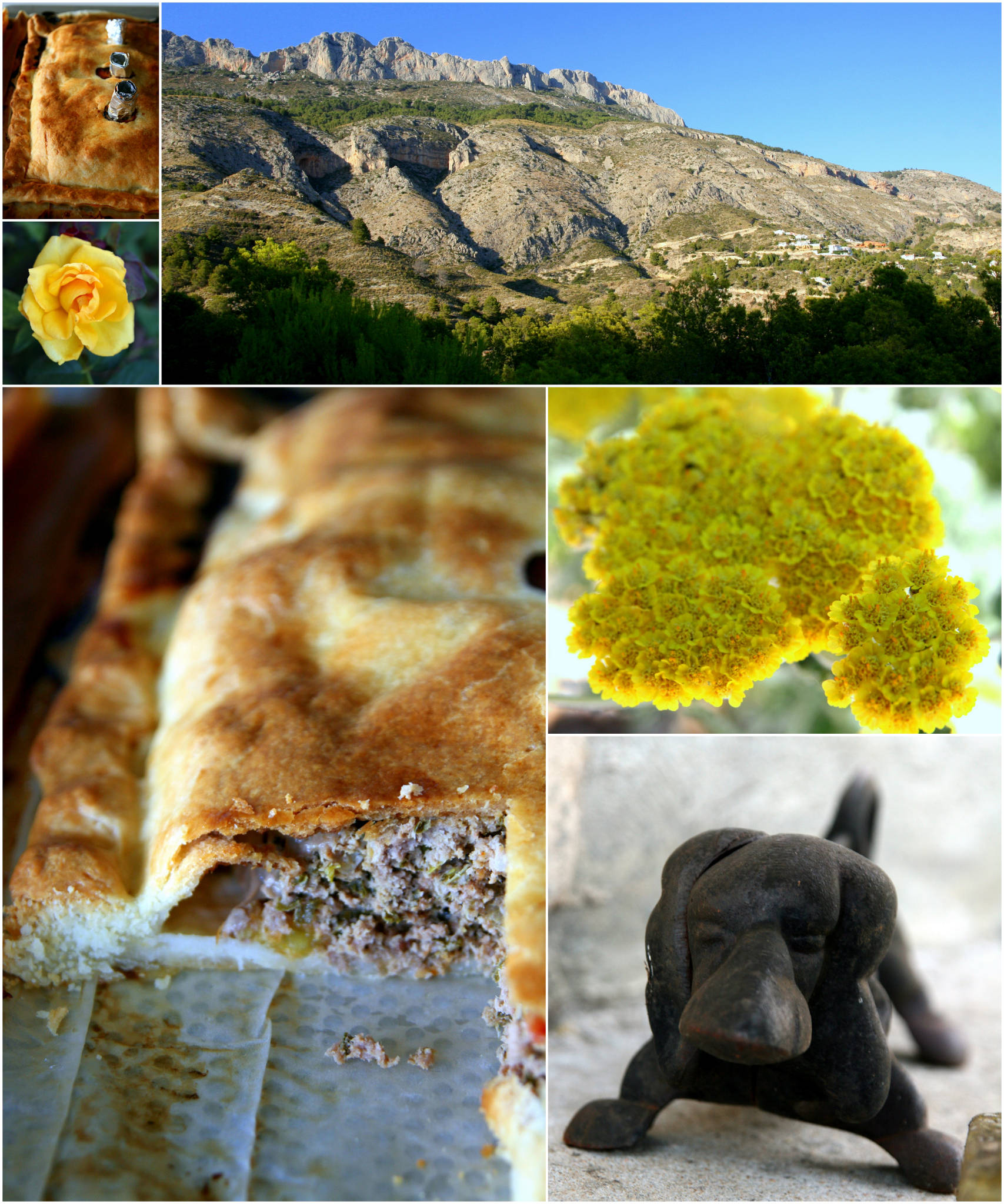 Grand empanada au boeuf et aux oignons