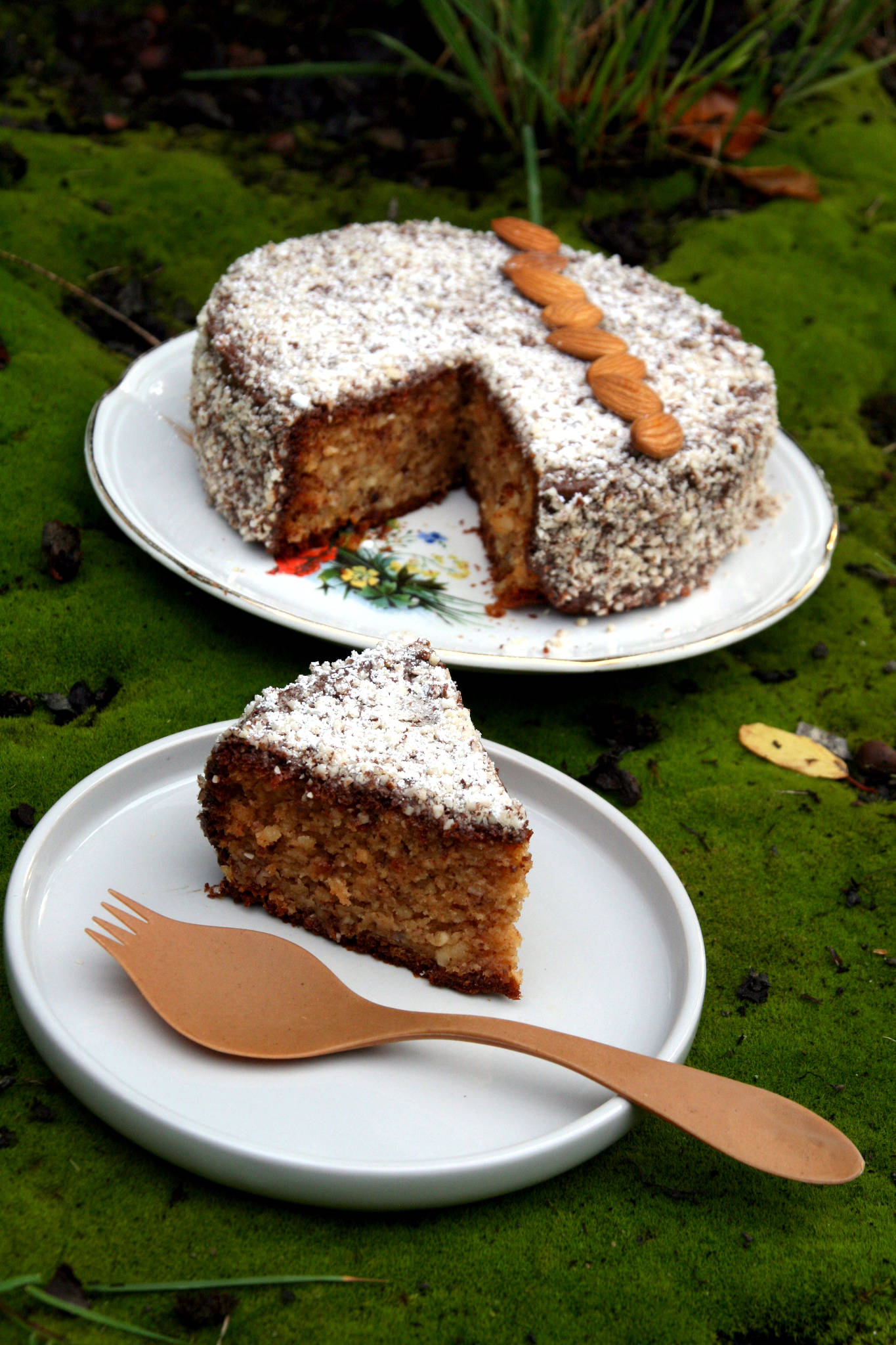 Gâteau au yaourt gourmand aux amandes