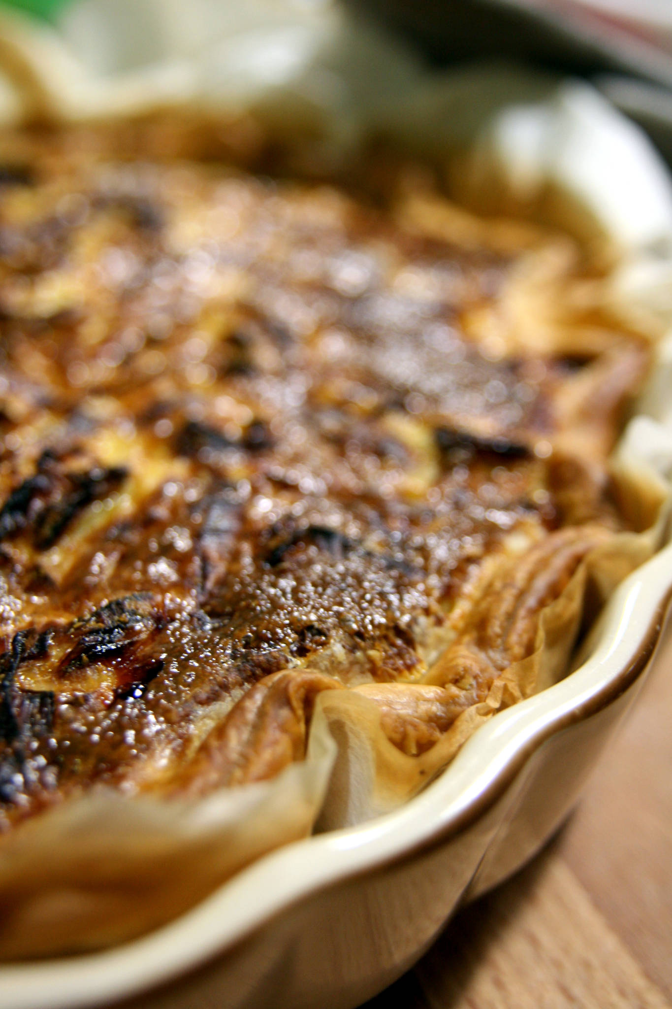 Tarte gourmande aux poireaux & curry