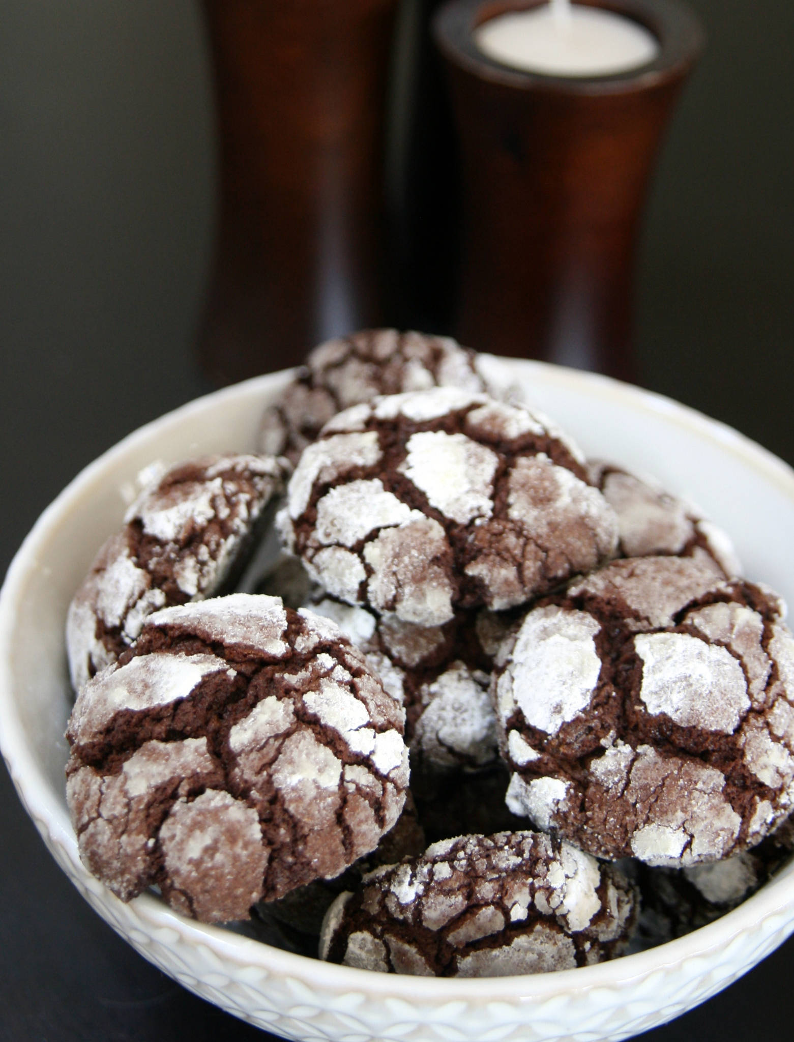 Crinkles au chocolat de Martha Stewart