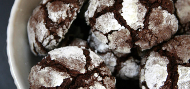 Crinkles au chocolat de Martha Stewart