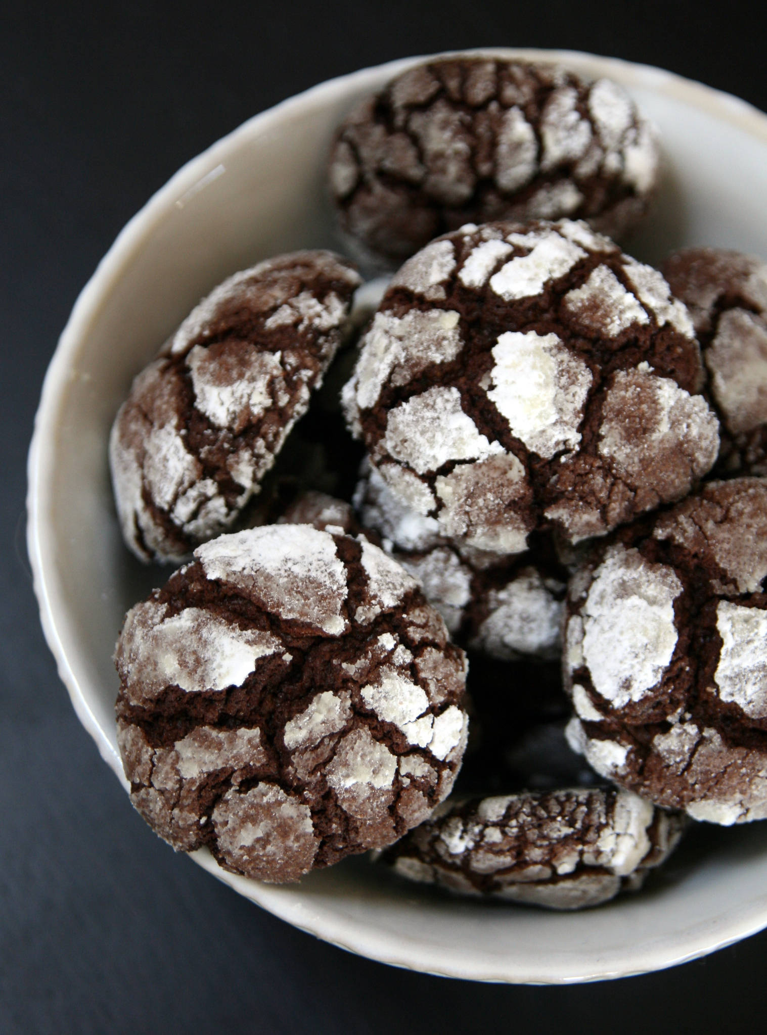 Crinkles au chocolat de Martha Stewart