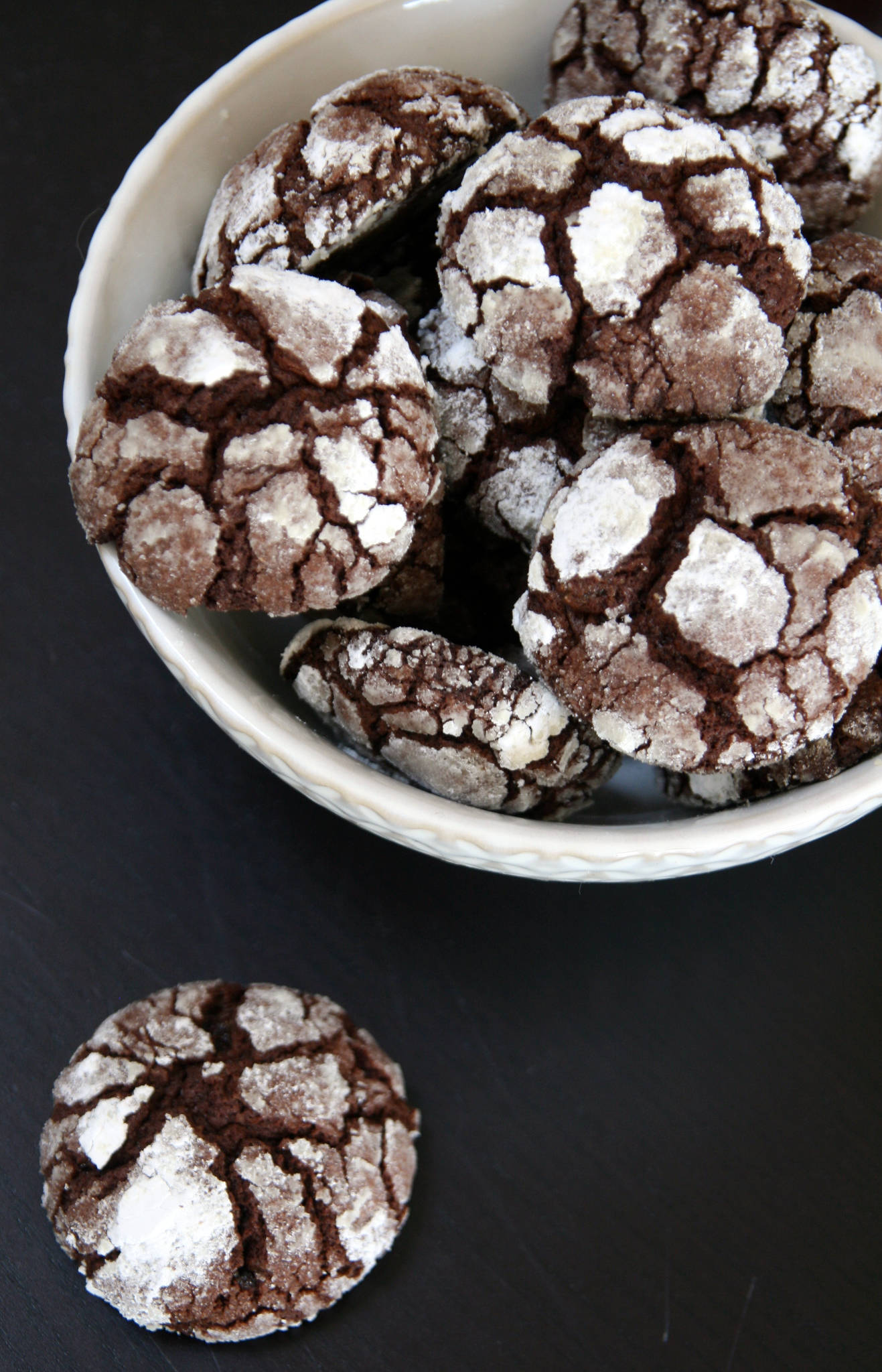 Crinkles au chocolat de Martha Stewart