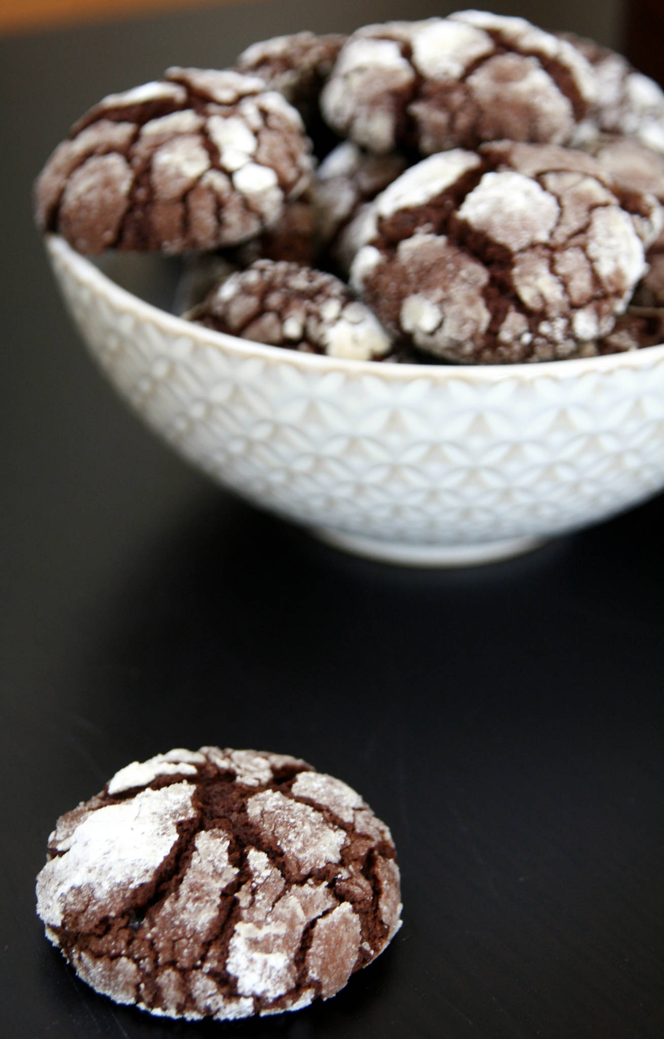 Crinkles au chocolat de Martha Stewart