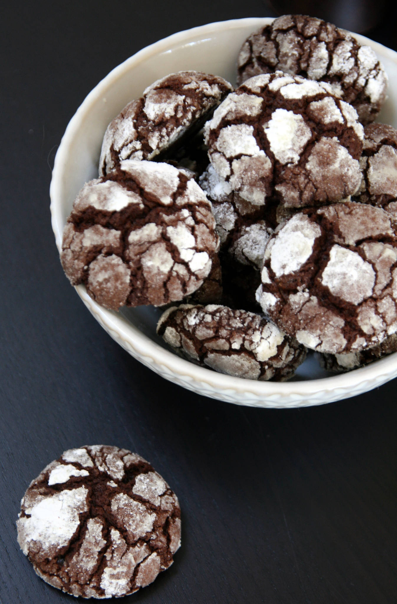 Crinkles au chocolat de Martha Stewart